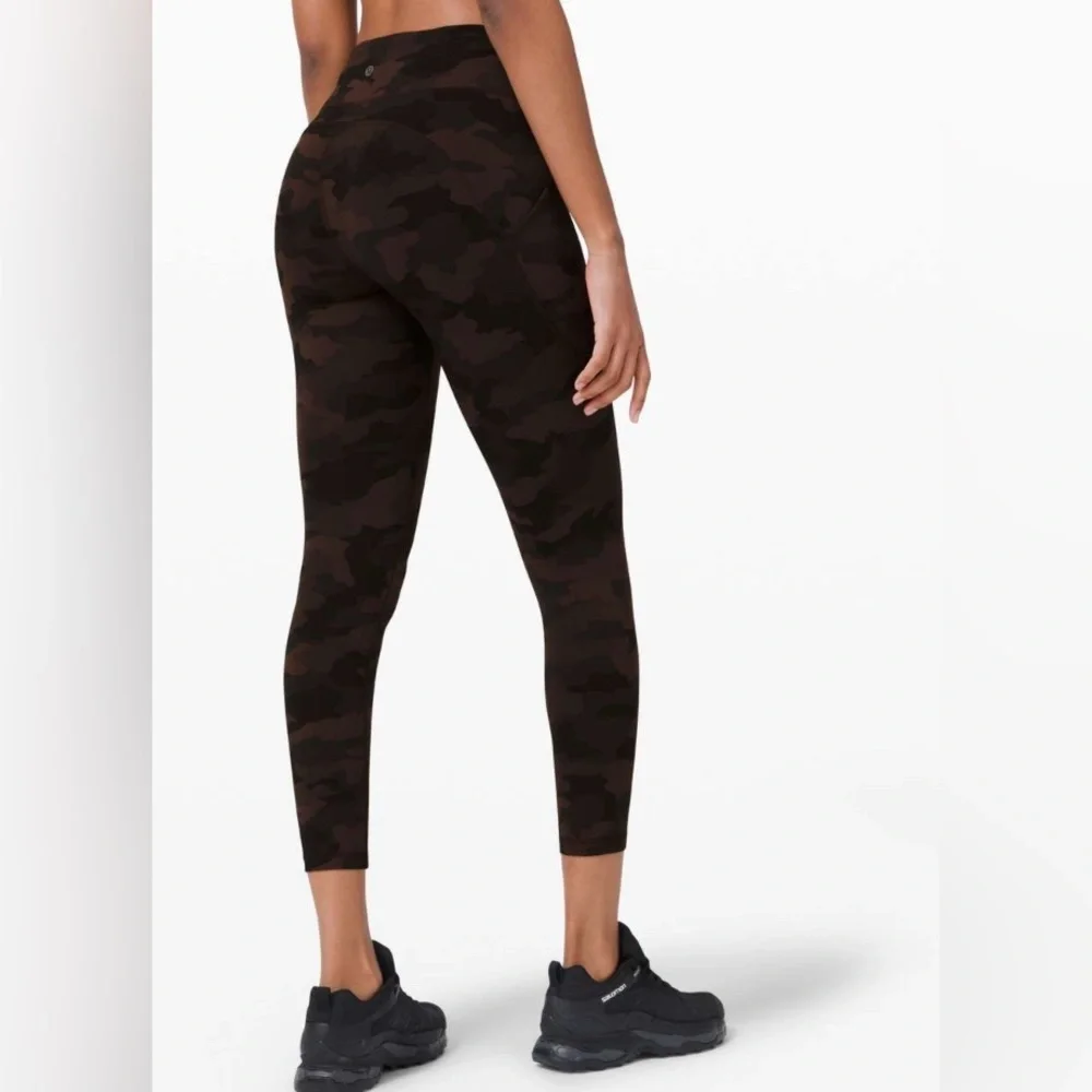 Lululemon Invigorate High-Rise Tight Leggings Heritage Camo Brown Women’s 4 25” - Picture 7 of 11